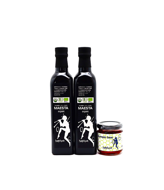 オリーブオイル２本蜂蜜１本